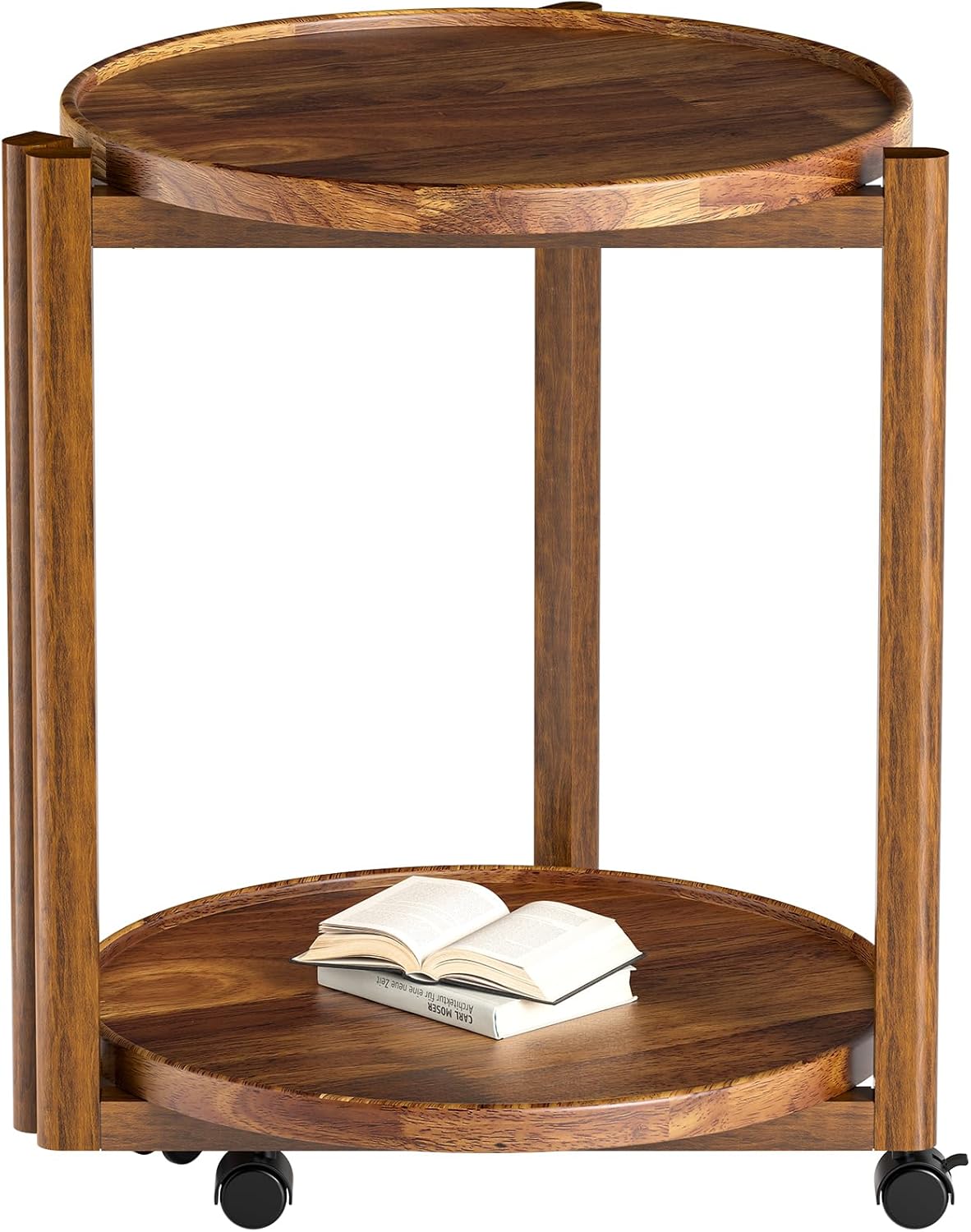 Small‑Space Friendly: Compact 16.9" diameter and 25.5" height fit tight corners, sofa sides, bedside and apartments