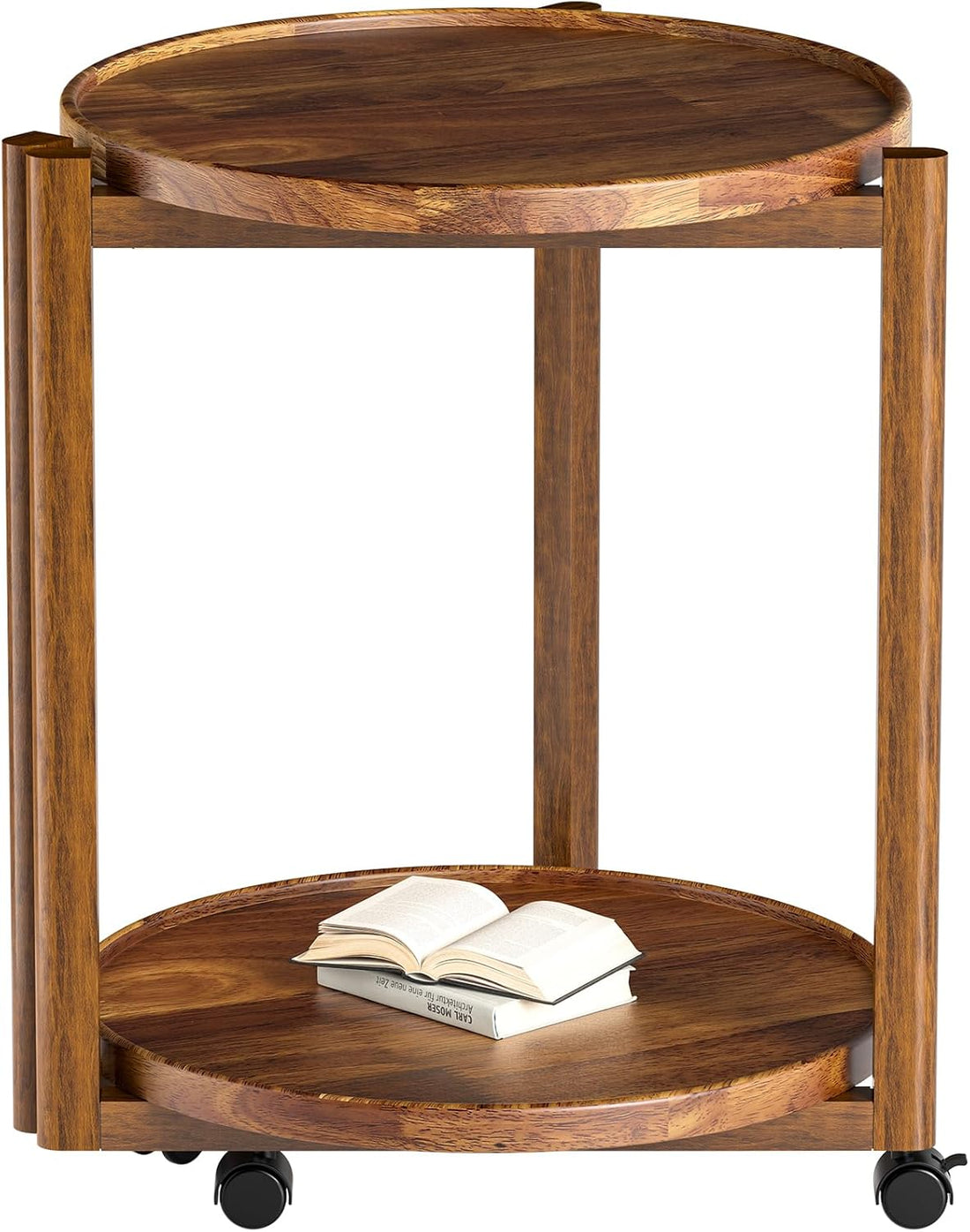 Small‑Space Friendly: Compact 16.9" diameter and 25.5" height fit tight corners, sofa sides, bedside and apartments