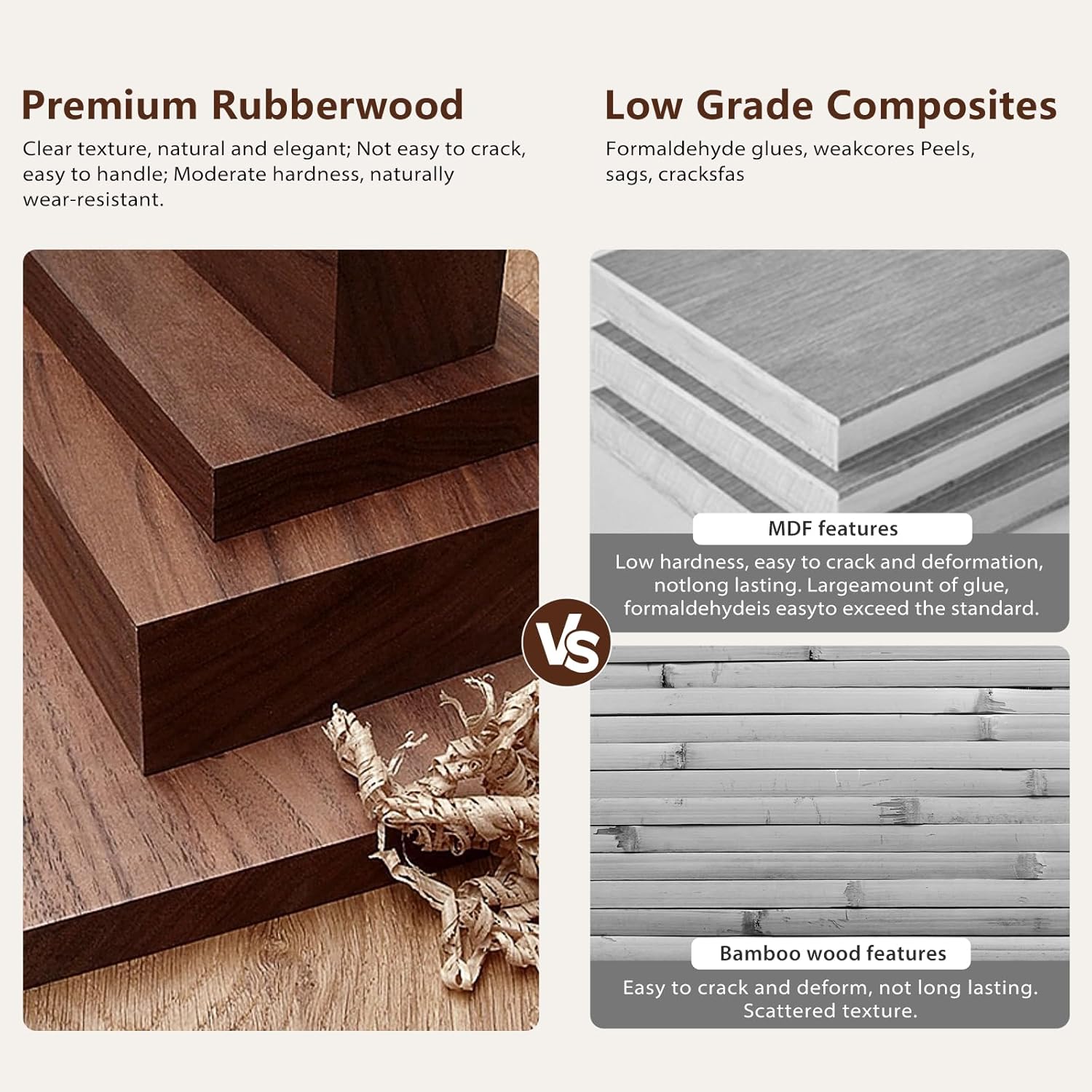 TAITIY Metal & Solid Wood Clothes Rack with Wheels, Slim 15.7" Wide, Walnut Accent